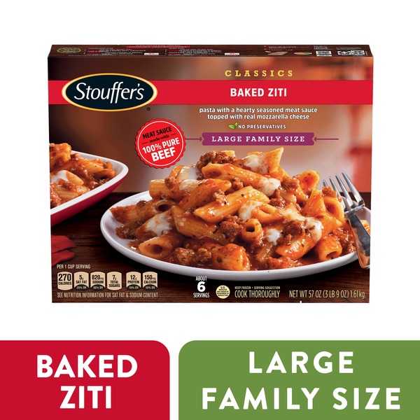 Stouffers Classics Baked Ziti The Loaded Kitchen Anna Maria Island