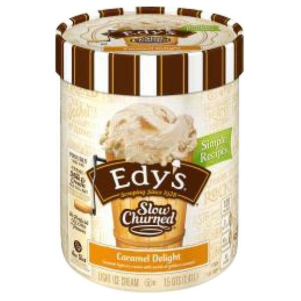 Edys Dreyers SLOW CHURNED Caramel Delight Light Ice Cream The Loaded Kitchen Anna Maria Island