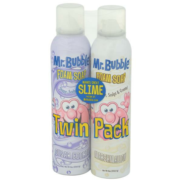 BL Mr Bubble Foam Soap Twin Pack Blueberry/Candy Apple 8oz - Pack of 3 