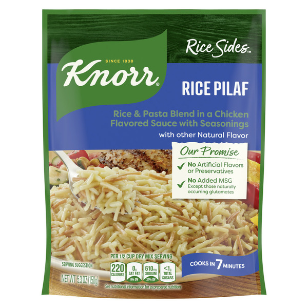 Knorr Rice Side Dish Pilaf Rice And Vermicelli Pasta Blend | The Loaded ...