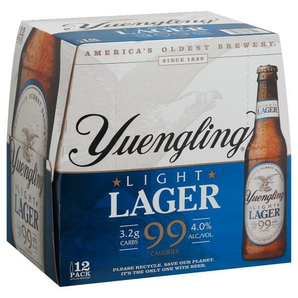 Yuengling Beer Light Lager 12 Pack