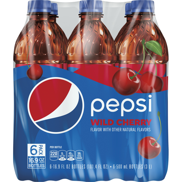  Pepsi Zero Sugar, 16.9oz Bottles (6 Pack) : Home & Kitchen