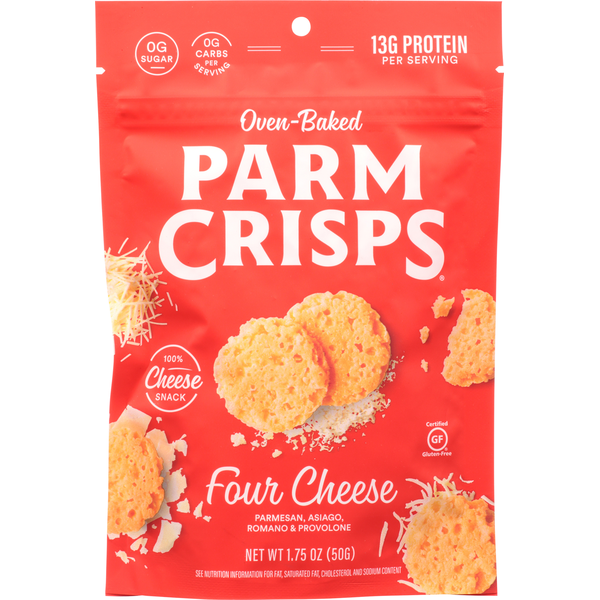 ParmCrisps Cheese Snack, Four Cheese, Oven-Baked | The Loaded Kitchen ...