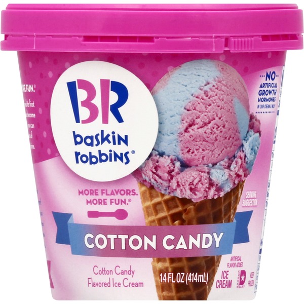 Baskin-Robbins Ice Cream, Cotton Candy | The Loaded Kitchen Anna Maria ...
