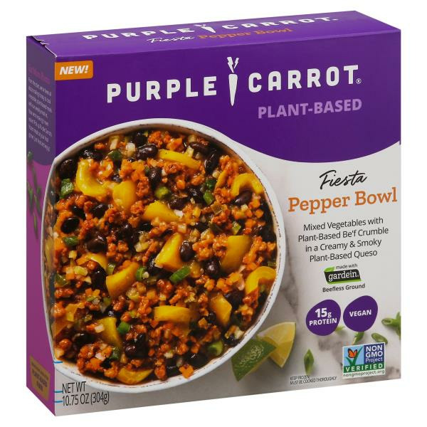 Purple Carrot Fiesta Mixed Vegetables with Plant-Based Be’f Crumble in ...
