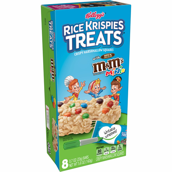 Kellogg’s Rice Krispies Treats Marshmallow Snack Bars, Kids Snacks ...