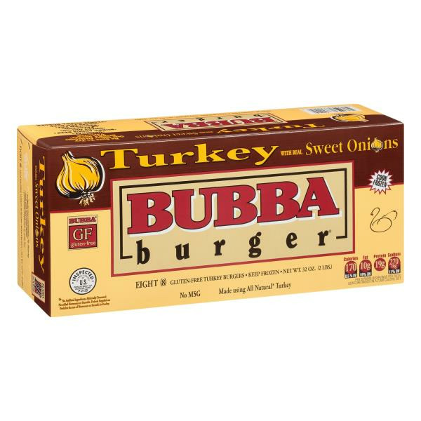 Bubba Burger Burgers, Turkey with Real Sweet Onions