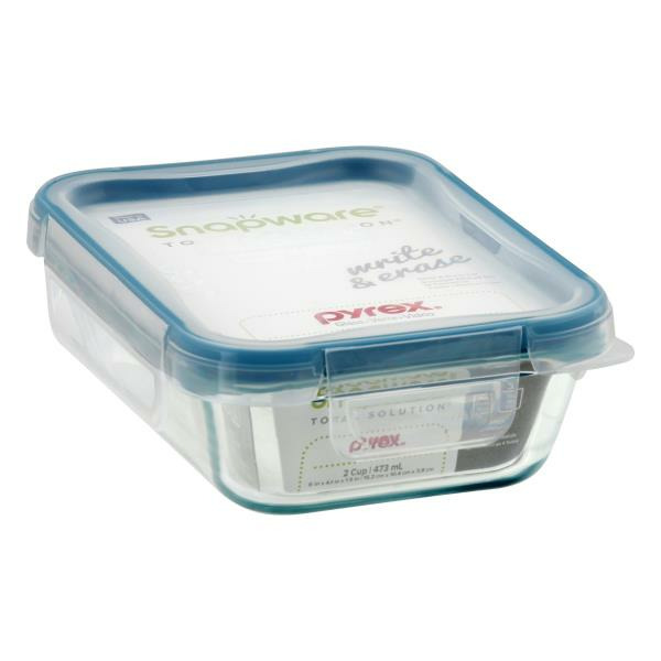 Snapware Container, Glass, 2 Cup