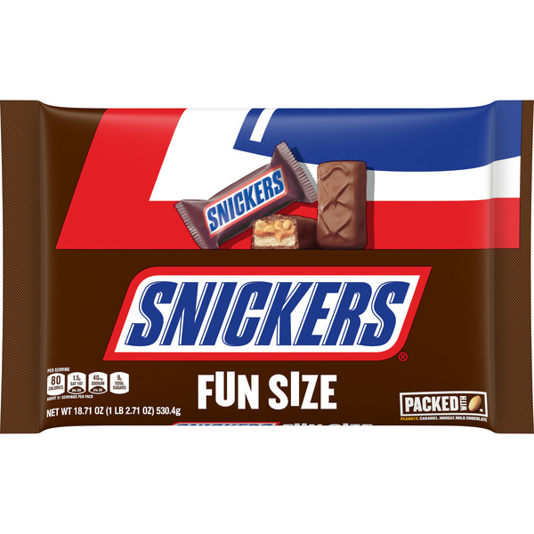 Snickers Fun Size Chocolate Halloween Candy Bars