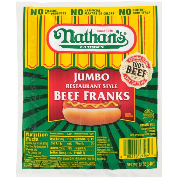 Jennie-O Turkey Franks, Jumbo