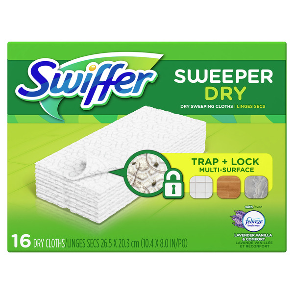 Swiffer Sweeper Dry Multi-Surface Sweeping Cloth Refills for Floor