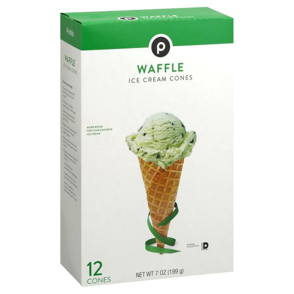 Publix Waffle Ice Cream Bowls 10 ea BOX