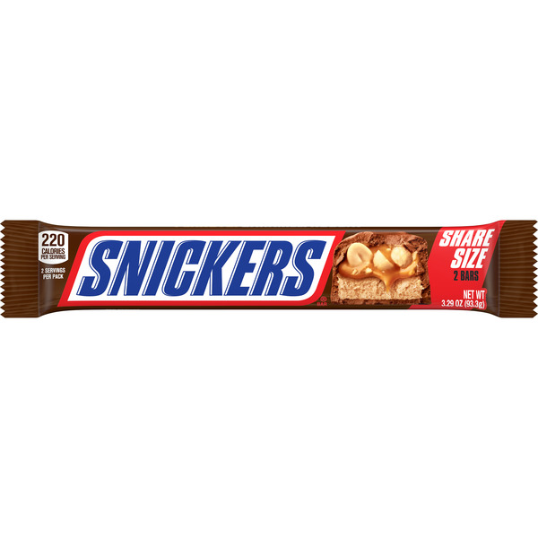 Snickers Milk Chocolate Candy Bar Sharing Size | The Loaded Kitchen ...