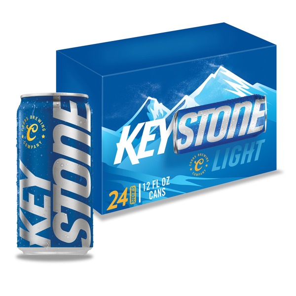 Keystone Light Lager Beer, 30 Pack, 12 fl oz Cans, 4.1% ABV