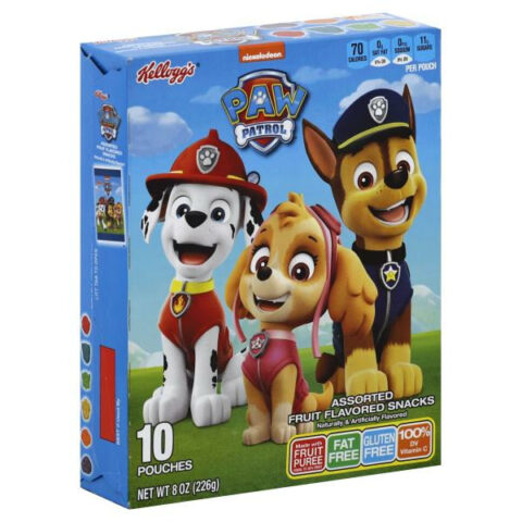 Kellogg’s PAW Patrol Assorted Fruit Flavored Snacks Original | The ...