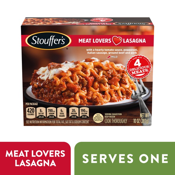 Stouffer's Large Family Size Meat Lovers Lasagna Frozen, 56% OFF