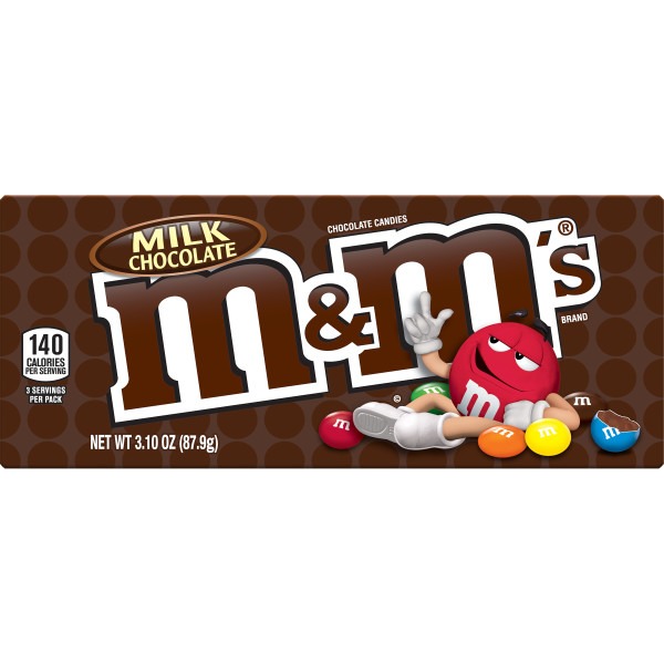 Theater Box Candy - M&M's Peanut Milk Chocolate - 12ct Display Box