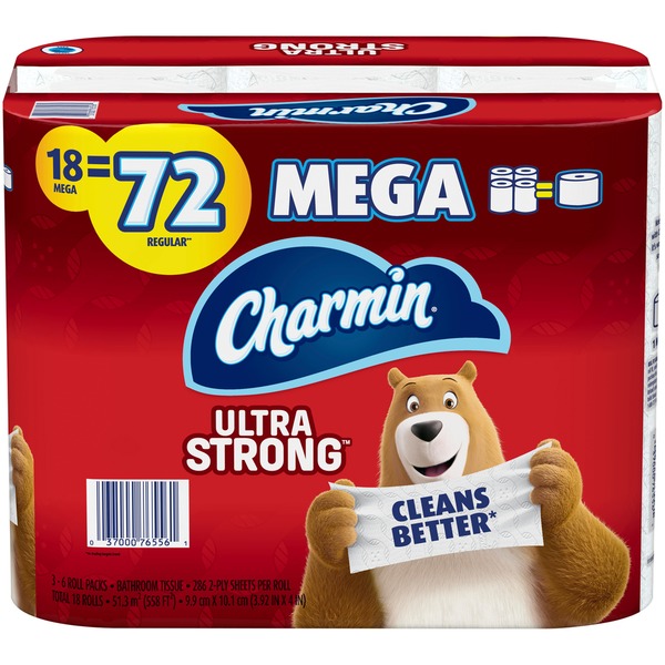 Charmin Ultra Strong Toilet Paper, Mega Roll | The Loaded Kitchen Anna ...