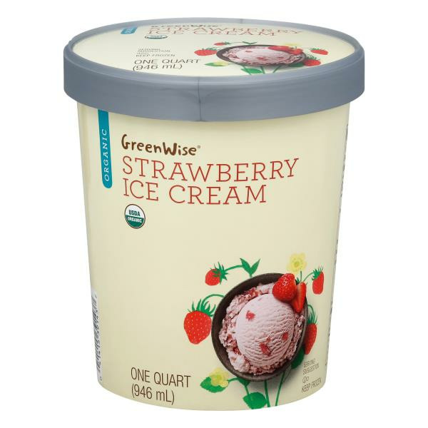 GreenWise Ice Cream, Organic, Strawberry | The Loaded Kitchen Anna ...