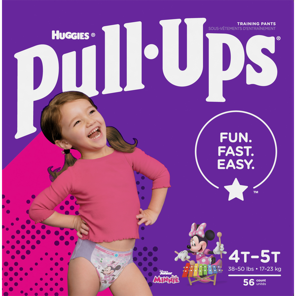 Huggies Pull-ups Training Pants, 4T-5T, Girls, Minnie M…