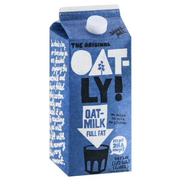 Oatly Original Oatmilk, Dairy-Free Milk, 64 fl oz Refrigerated Carton 