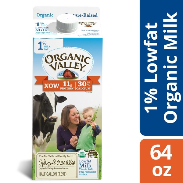 DairyPure 1% Lowfat Milk - Half Gallon 