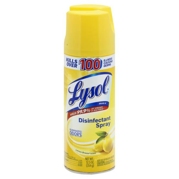 Lysol Disinfectant Spray, Lemon Breeze Scent | The Loaded Kitchen Anna ...