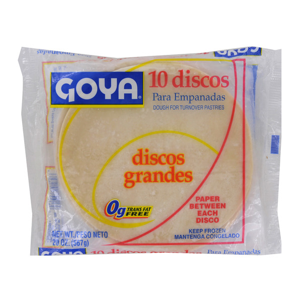 Goya Empanada Dough Discs For Turnover Pastries Large The Loaded