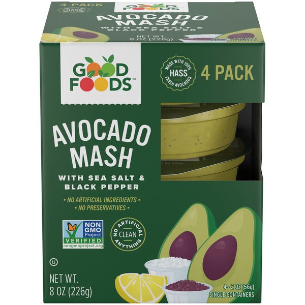 Avocado Mash - 4 Pack, Avocado Spread