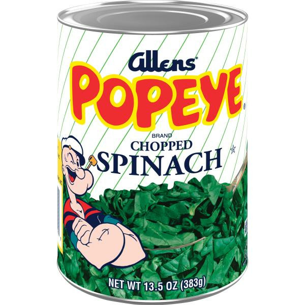 Popeye Tin Can with lid