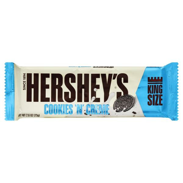 Hershey HERSHEY'S King Size Cookies 'n' Creme Bar, | The Loaded