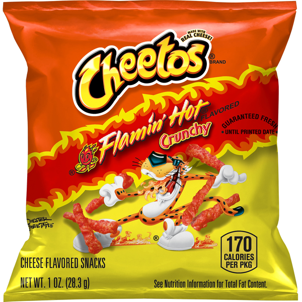 CHEETOS® Crunchy FLAMIN' HOT® Cheese Flavored Snacks