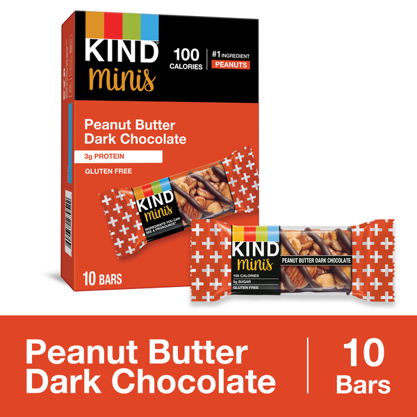 KIND Minis Peanut Butter Dark Chocolate Bars | The Loaded Kitchen Anna ...