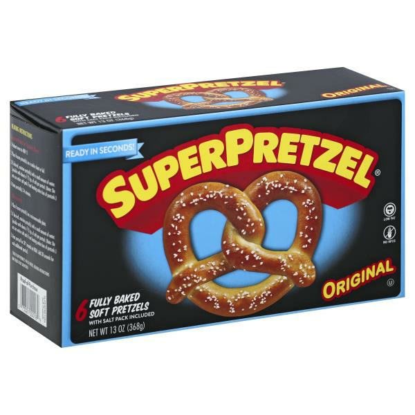 SUPERPRETZEL Pretzels, Soft, Fully Baked, Original | The Loaded Kitchen ...