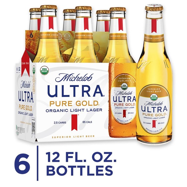 Michelob Ultra Superior Light Lager Beer, 12 bottles / 12 fl oz