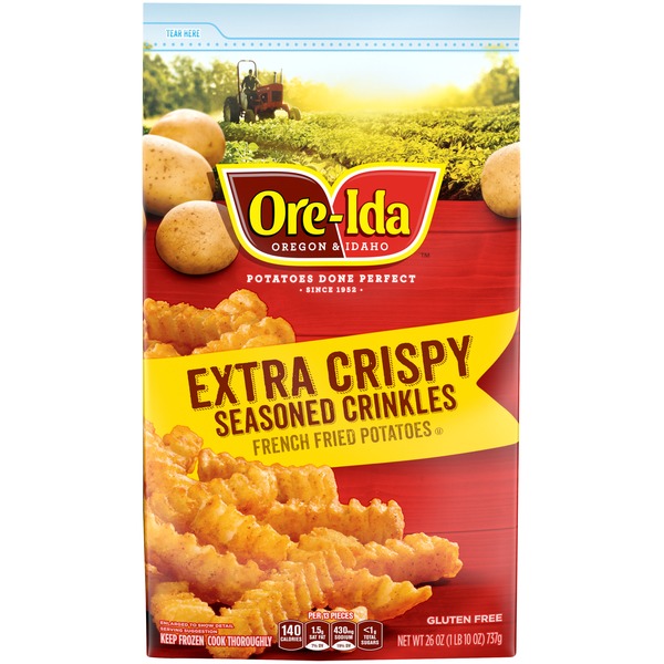 Ore-Ida Golden Crinkles French Fries, 8 lbs