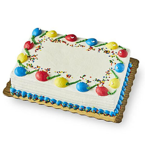 Publix Bakery Quarter Sheet Vanilla Celebration Cake With Buttercream ...