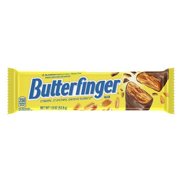 Butterfinger Crispety, Crunchety Peanut Buttery Candy Chocolate Candy ...