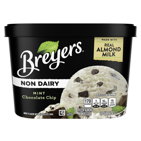 Breyers Mint Chocolate Chip Ice Cream 48 Fl Oz Tub