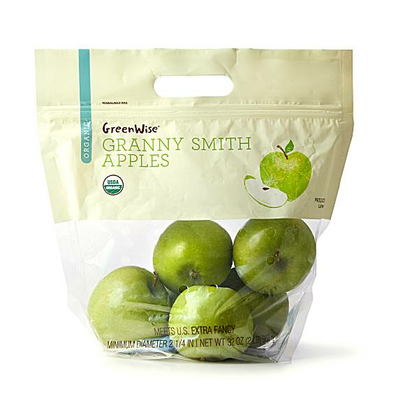Organic Granny Smith Apples, Large, Apples