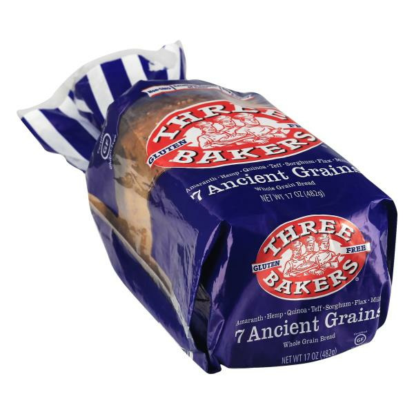 Three Bakers Bread, Gluten Free, Whole Grain, 7 Ancient Grains | The ...