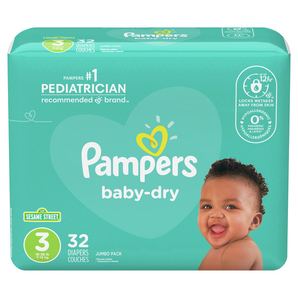 Zich verzetten tegen uitvoeren Mammoet Pampers Baby Dry Diapers Size 3 Jumbo Pack | The Loaded Kitchen Anna Maria  Island