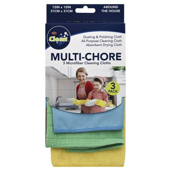 Ritz Cleaning Cloths, Microfiber, Multi-Chore