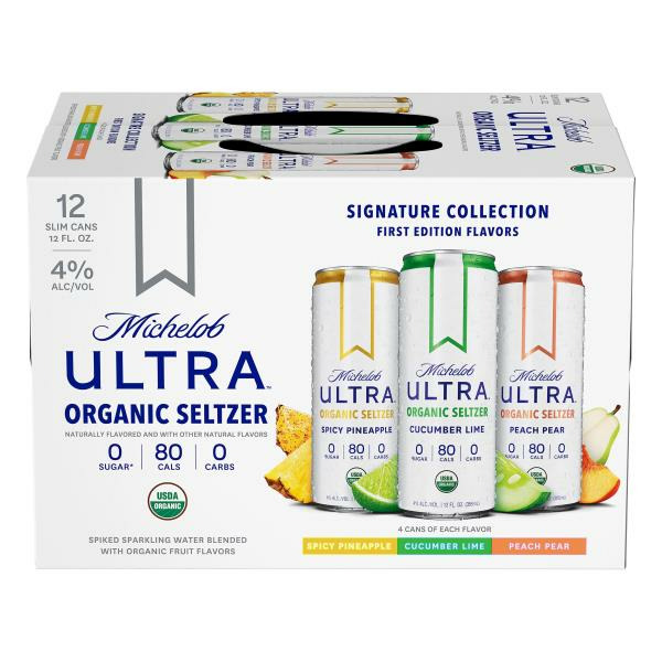 Organic Hard Seltzer Variety Pack - 12 pack