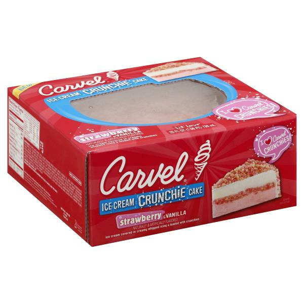 Carvel Lil Love Strawberry And Vanilla Ice Cream Crunchie Cake The Loaded Kitchen Anna Maria Island 